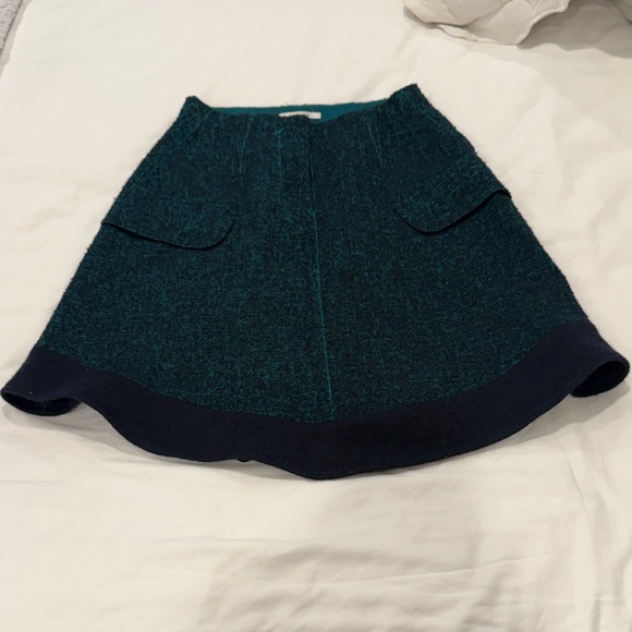 Carven Dresses & Skirts - Carven Dark Teal A-Line Skirt